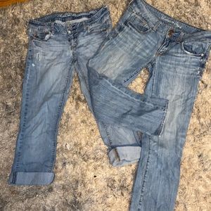 American eagle capris size 4 and size 6